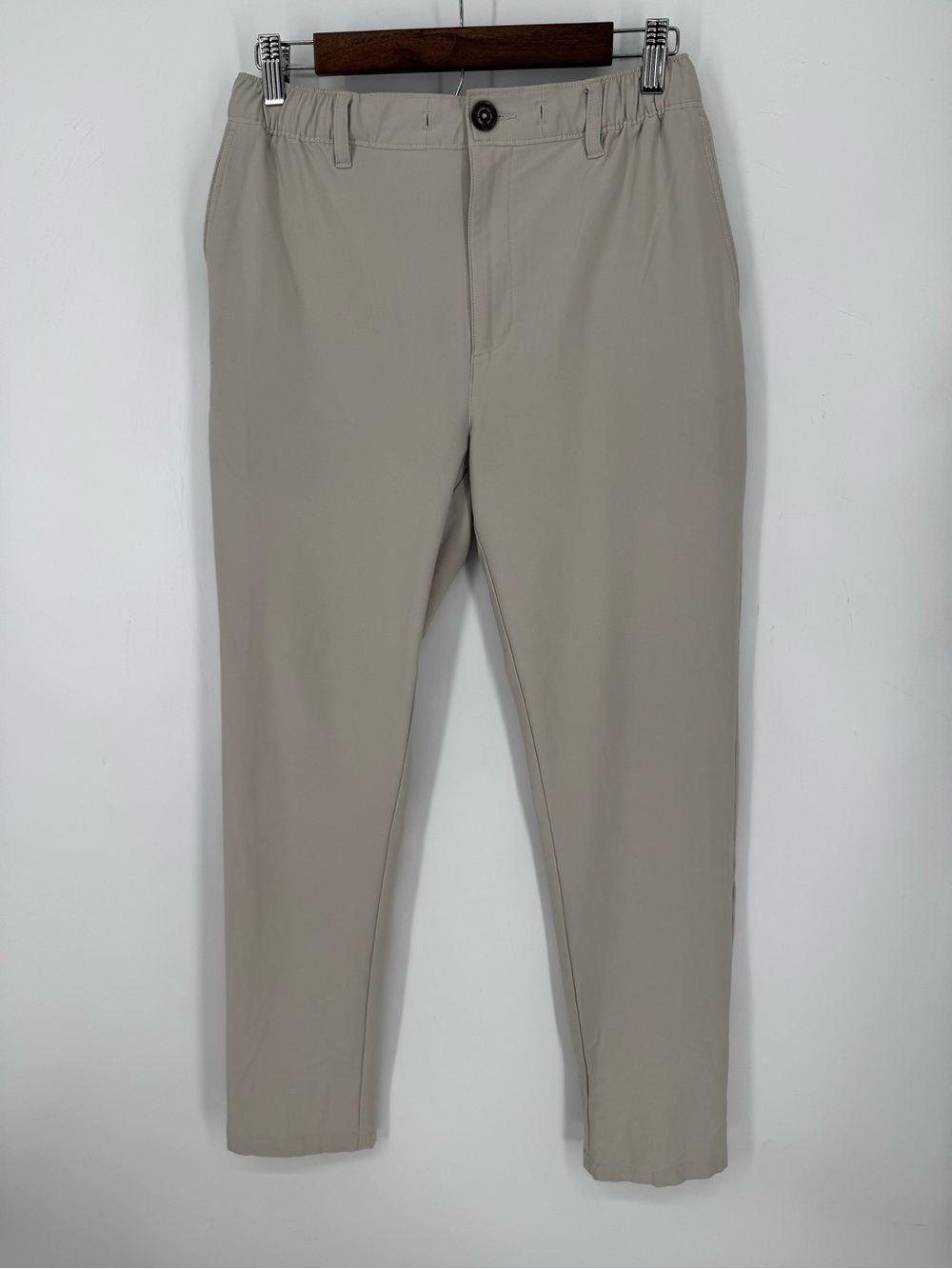 Chubbies Men's Khaki Dress Joggers Office Casual Stretch Size Medium 30" Inseam